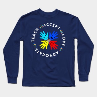 Autism Support Autism Teacher Long Sleeve T-Shirt